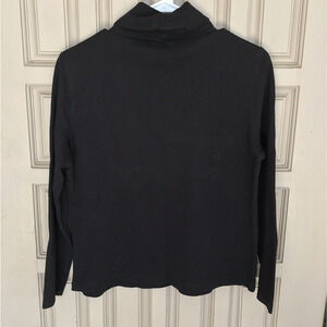 Liz Claiborne Top L Basic Turtle Neck Black ClassicPre-Owned